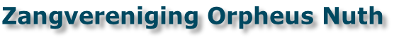 Zangvereniging Orpheus Nuth